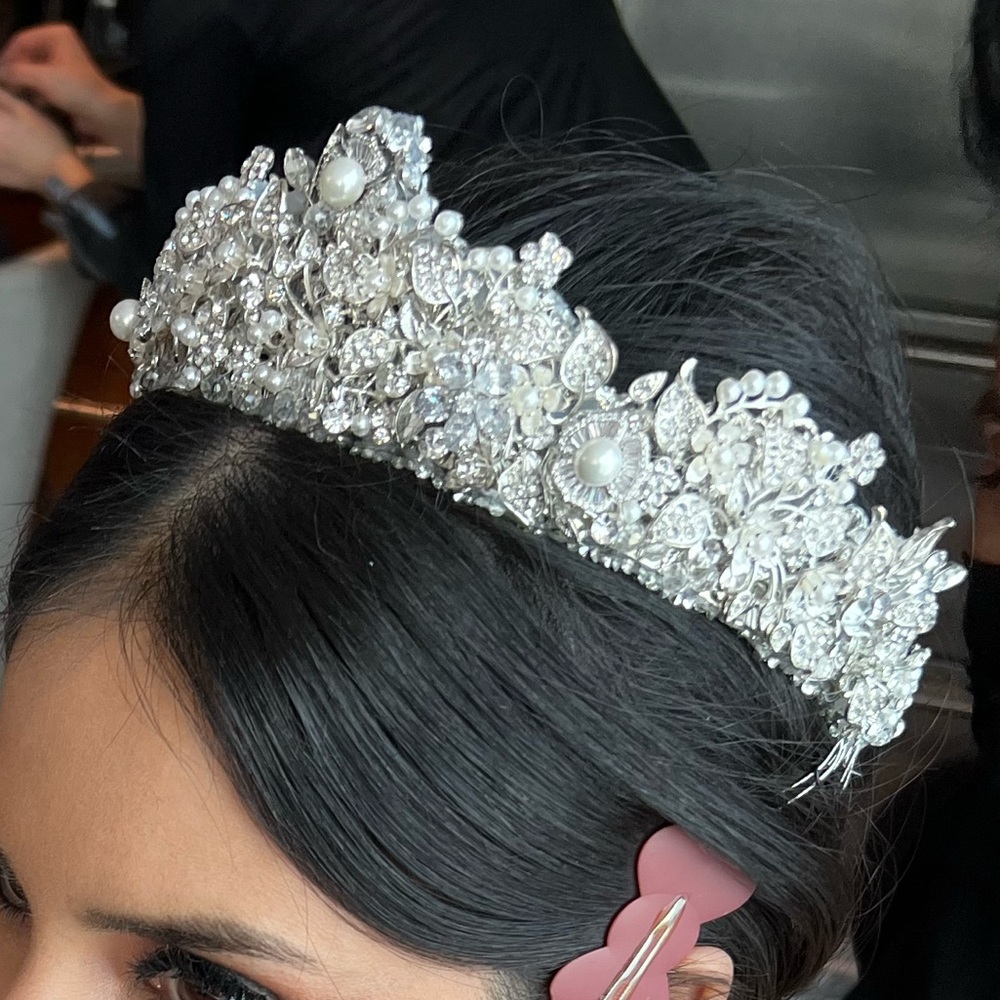 Custom made wedding crown